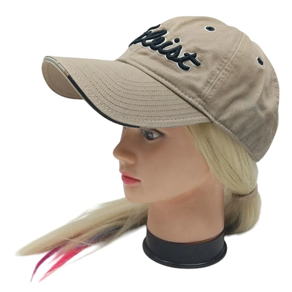 Titleist Golf Hat‎ Light Brown Beige Adjustable unstructured cotton